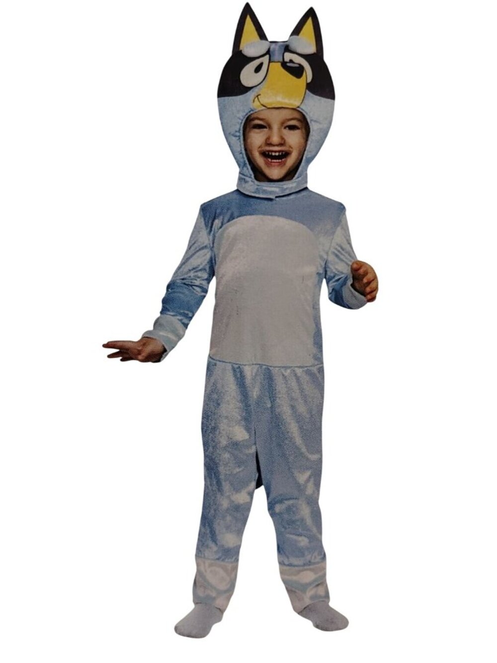 Disguise Bluey Girls S (6/6X)  Jumpsuit and Tail only Halloween Costume